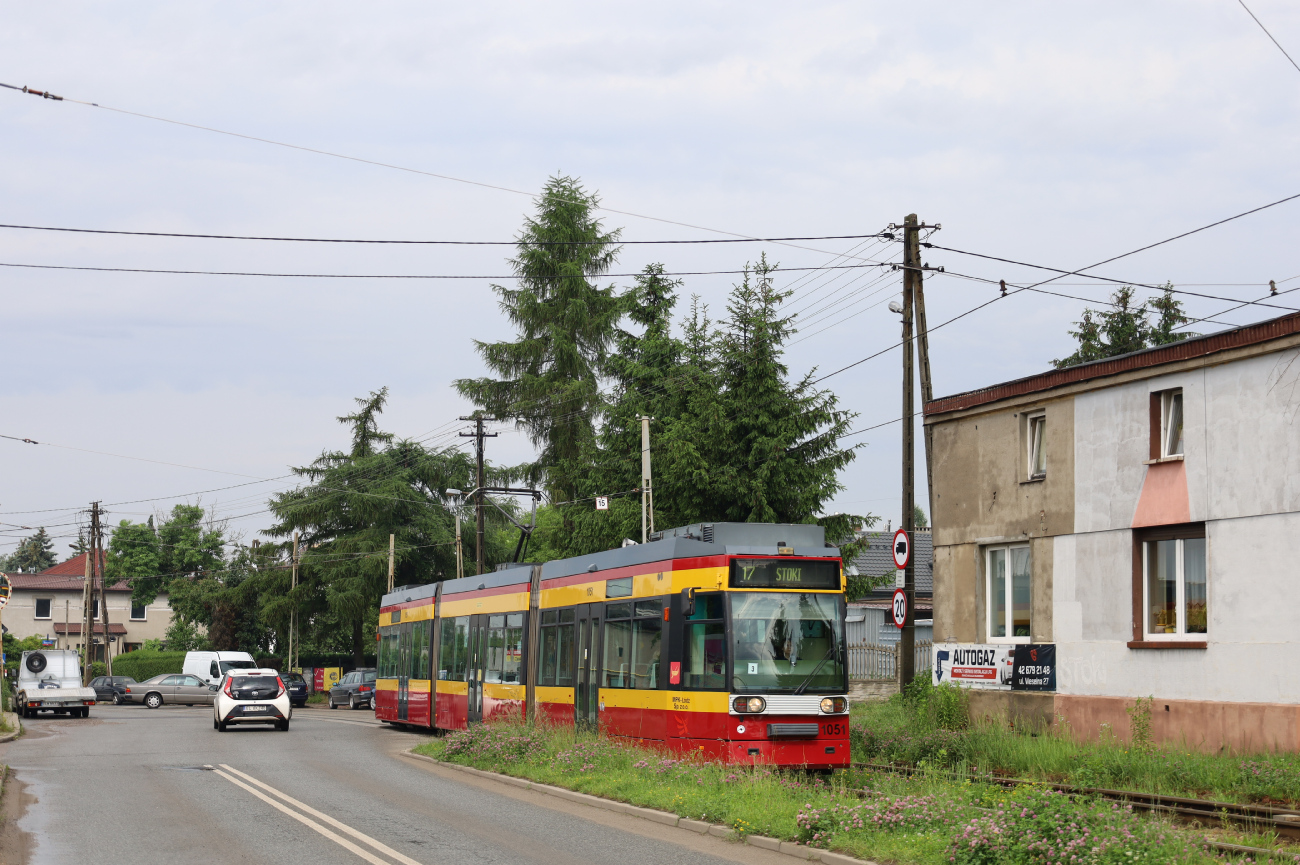 Лодзь, Duewag MGT6D № 1051