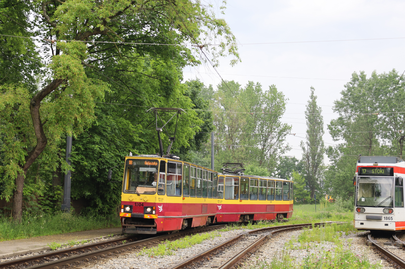 Лодзь, Konstal 805Na № 1304