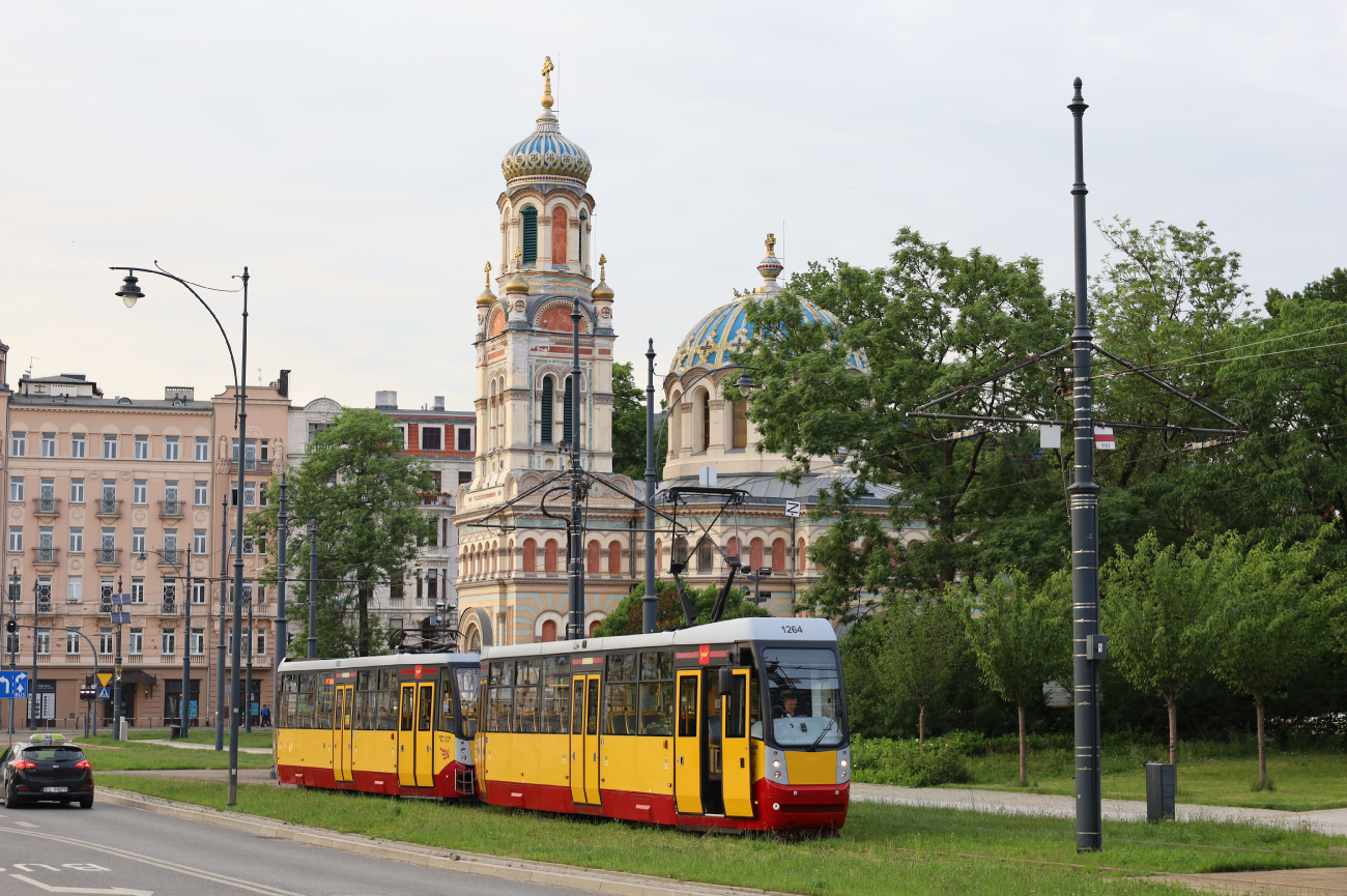 Лодзь, Konstal/MPK 805N-M12 № 1264