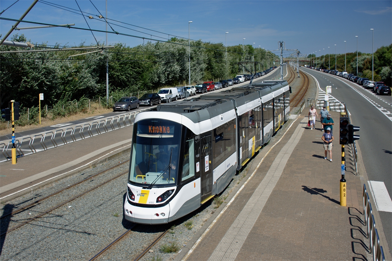 Береговой трамвай, CAF Urbos 100 № 6155