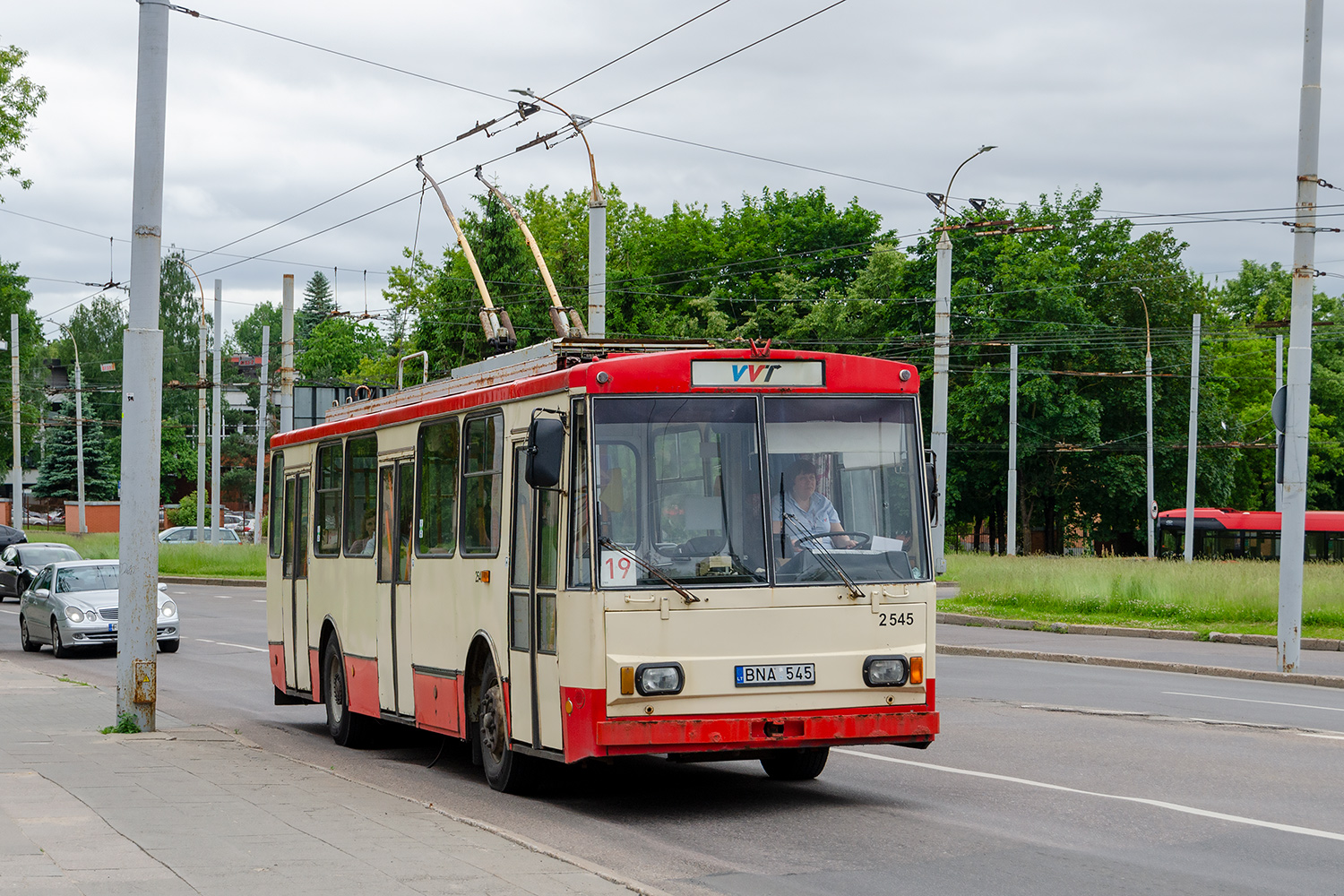 Вильнюс, Škoda 14Tr89/6 № 2545