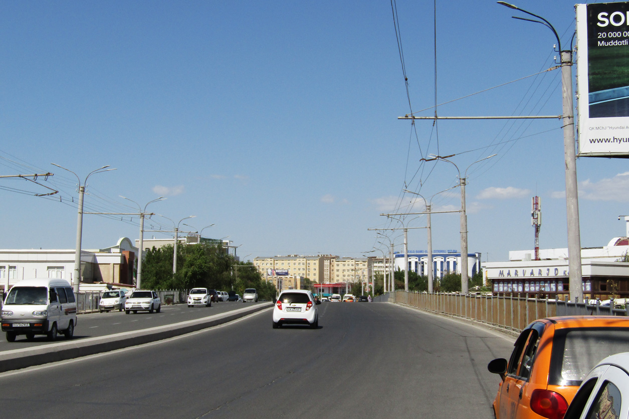 Ургенч — Троллейбусная сеть и инфраструктура