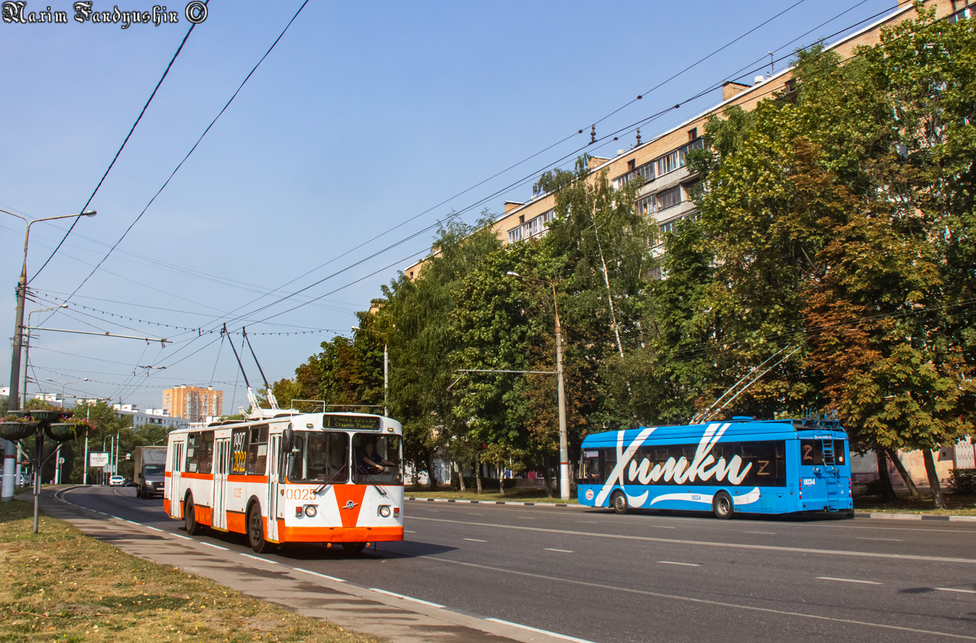 Химки, ЗиУ-682Г-016  [Г0М] № 0025; Химки, Тролза-5265.02 «Мегаполис» № 0034