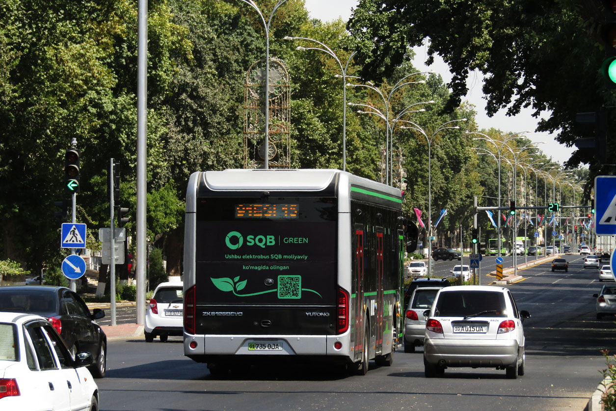 Tașkent, Yutong ZK6126BEVG Nr. 08002