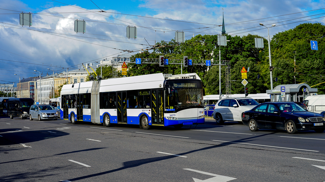 Рига, Solaris Trollino III 18 Ganz № 16273