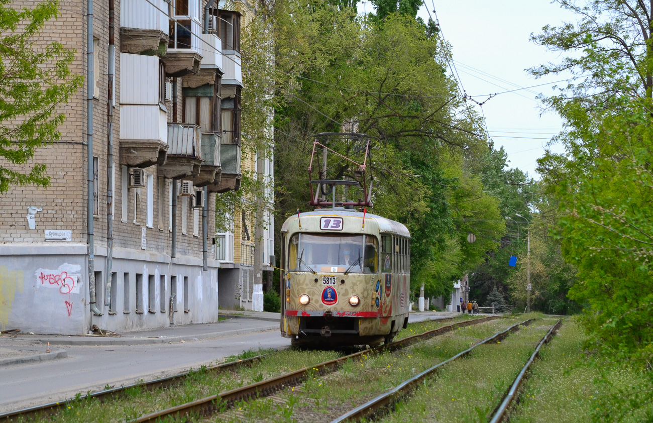 Волгоград, Tatra T3SU № 5813