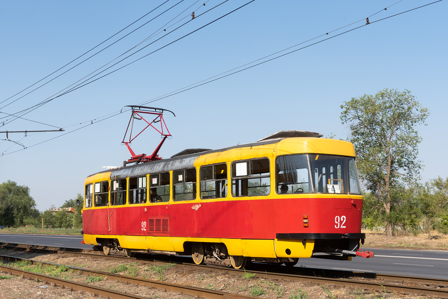 Волжский, Tatra T3SU № 92