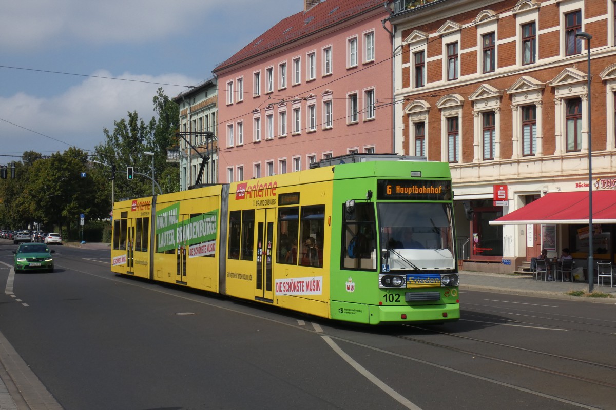 Бранденбург-на-Хафеле, Duewag MGT6D № 102