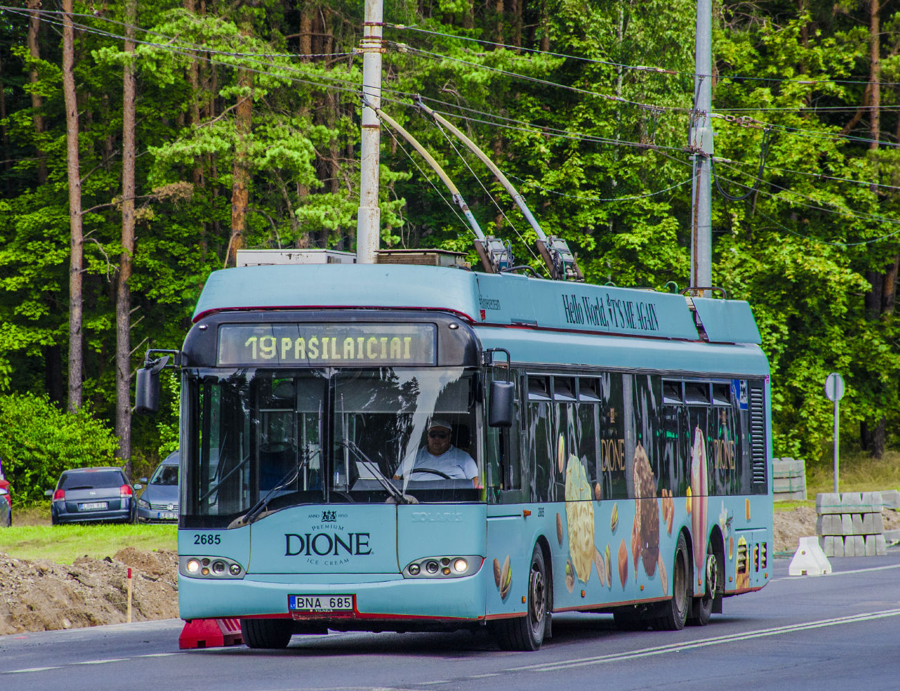 Vilnius, Solaris Trollino II 15 AC № 2685 Vilnius, Solaris Trollino II 15 AC № 2685