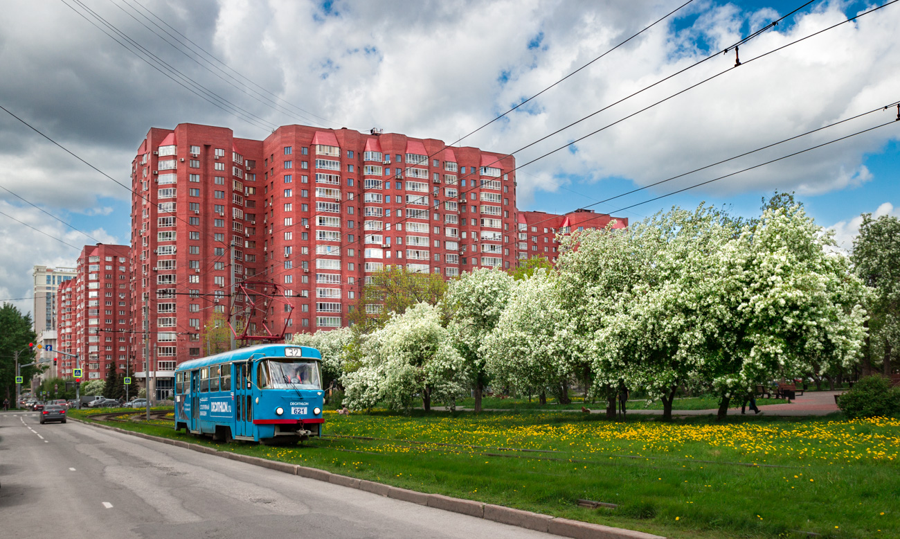 Екатеринбург, Tatra T3SU (двухдверная) № 621