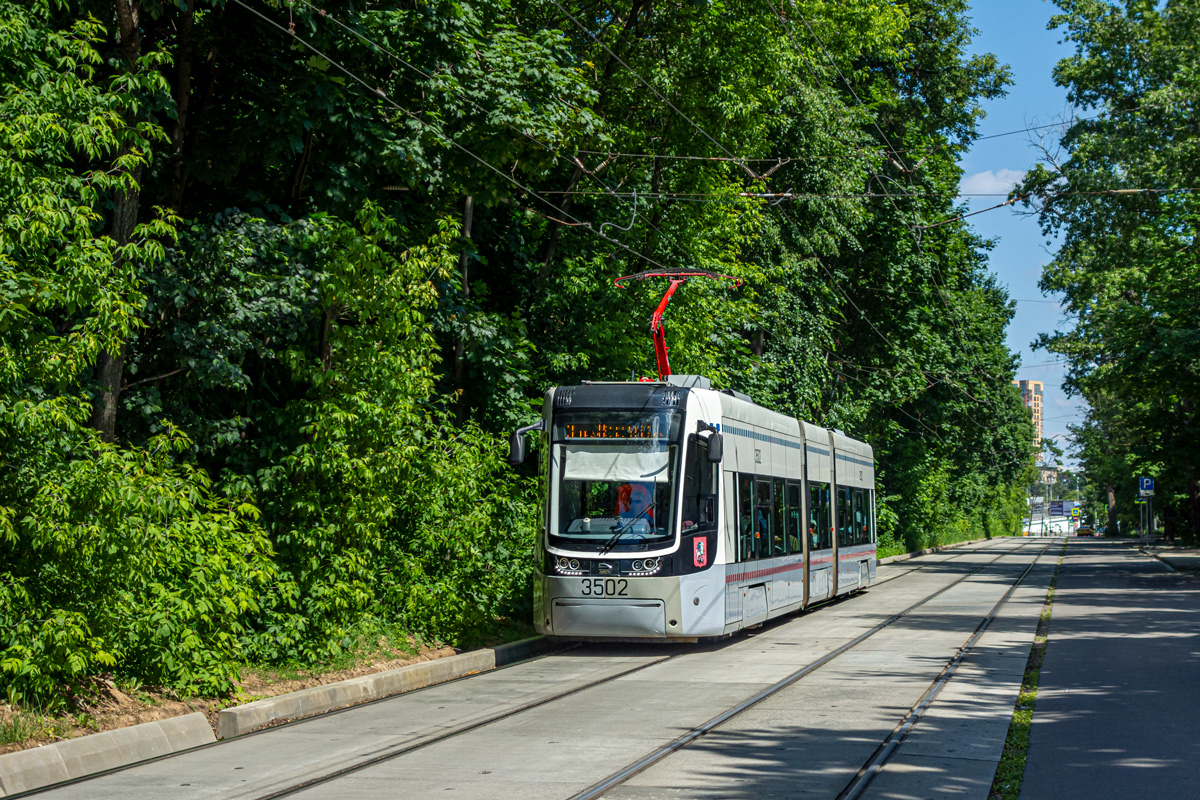 Москва, 71-414 (Pesa Fokstrot) № 3502