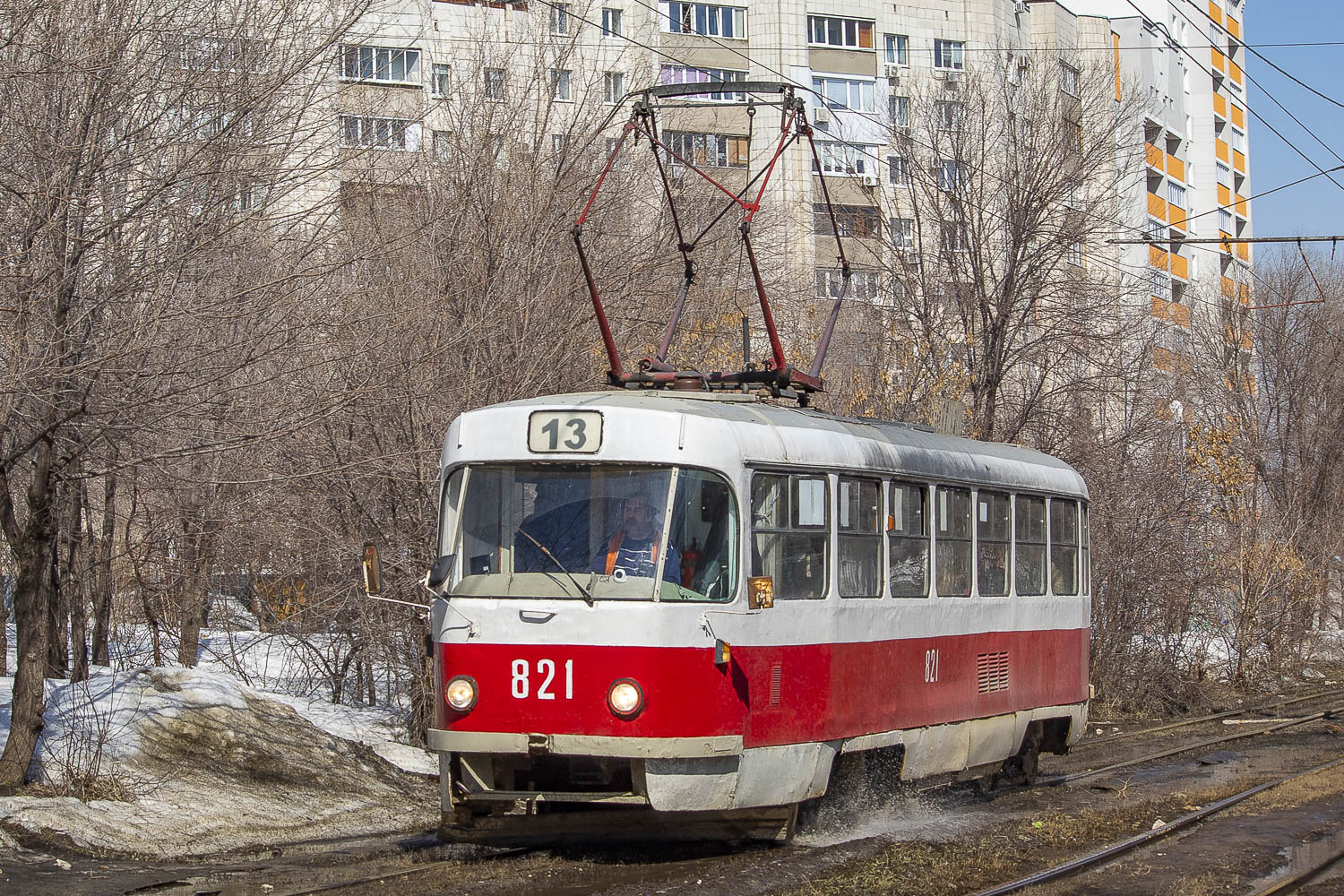 Самара, Tatra T3SU № 821