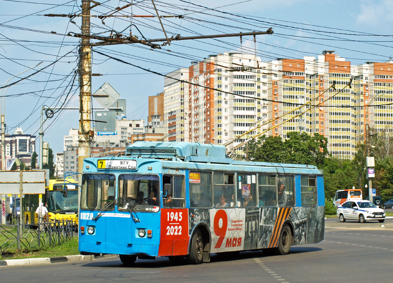 Воронеж, ЗиУ-682ГМ1 (с широкой передней дверью) № 8820
