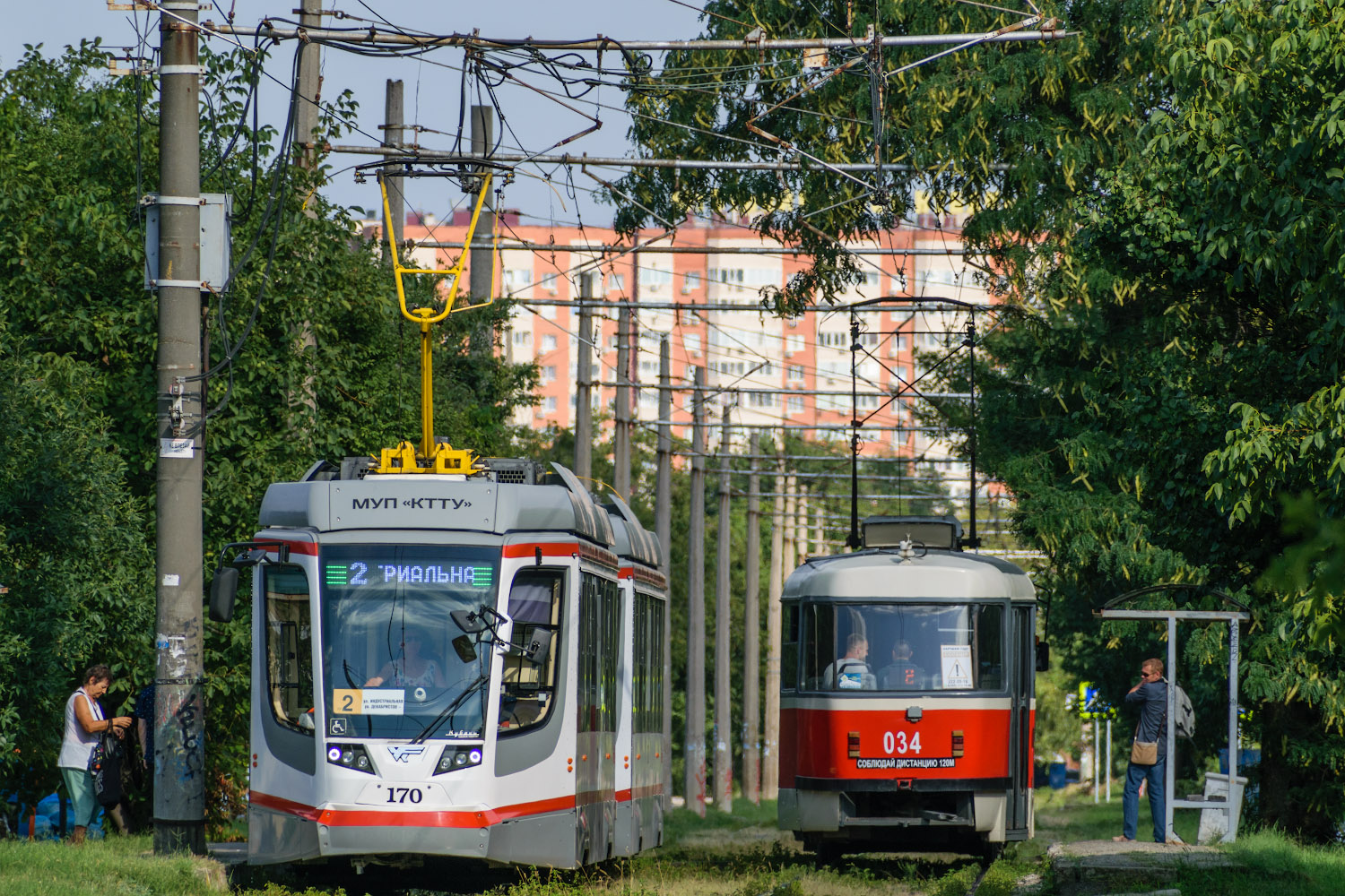 Краснодар, 71-623-04 № 170; Краснодар, Tatra T3SU КВР ТРЗ № 034