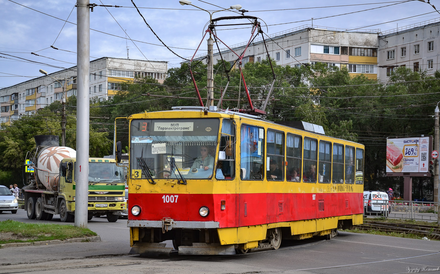 Барнаул, Tatra T6B5SU № 1007