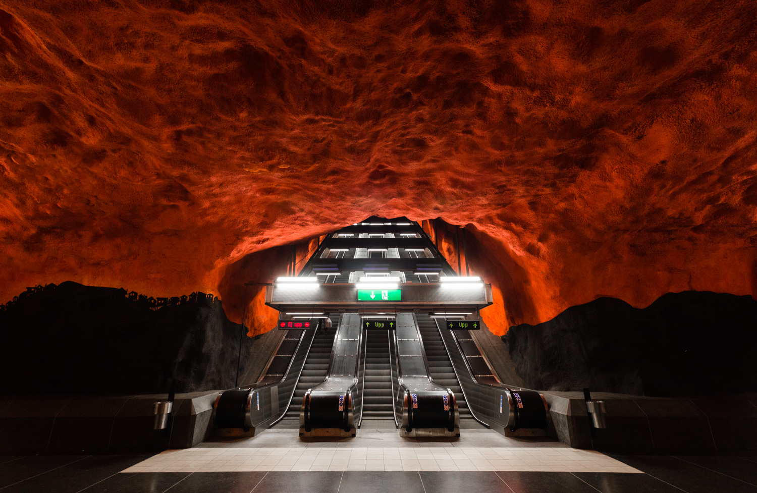 Стокгольм — Tunnelbana — Синяя линия | Blå Linjen