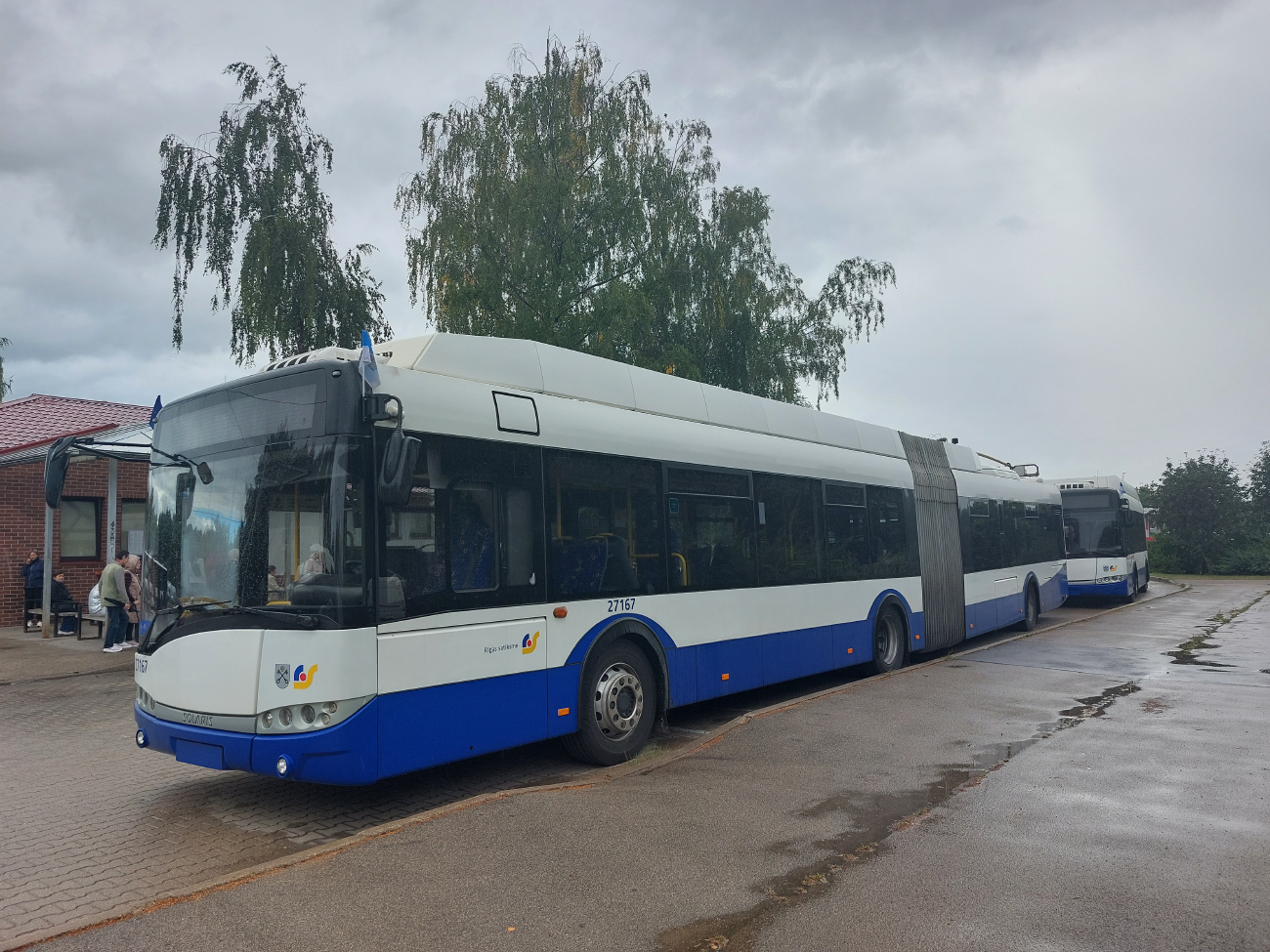 Рига, Škoda 27Tr Solaris III № 27167