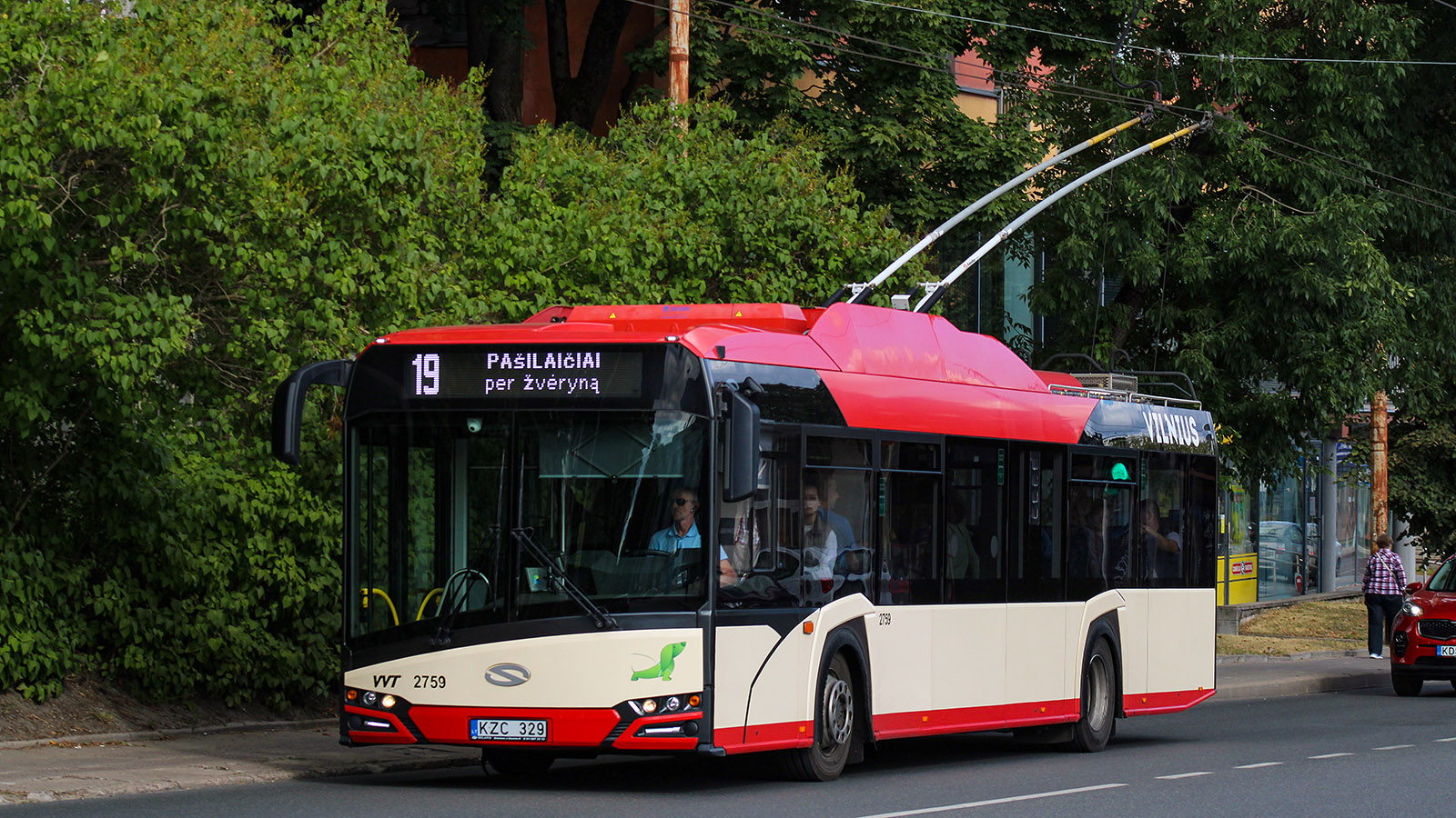 Вильнюс, Solaris Trollino IV 12 Škoda № 2759; Вильнюс — Временные плановые изменения движения