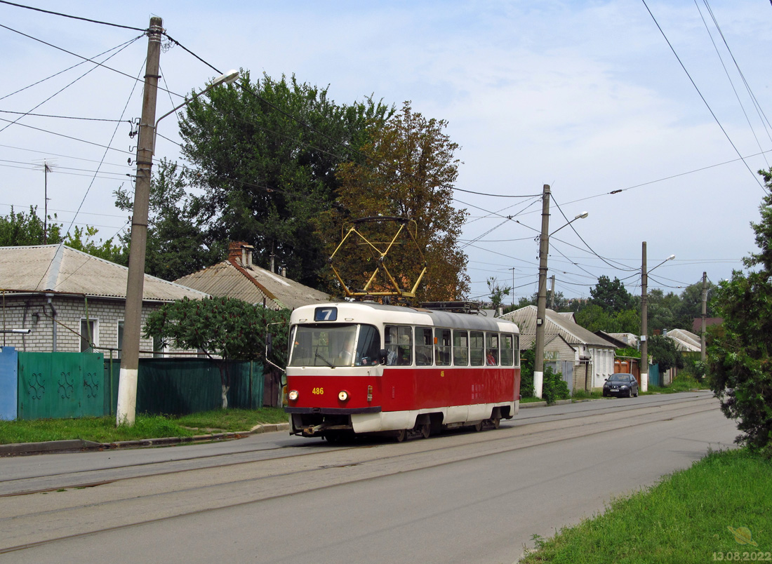 Харьков, Tatra T3A № 486