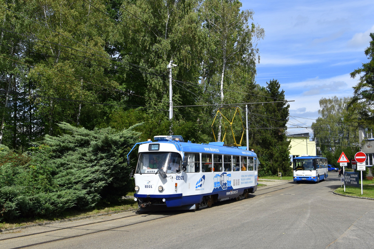 Ostrava, Tatra T3G Nr. EE01; Ostrava — Ostrava public transport workers' day 2022