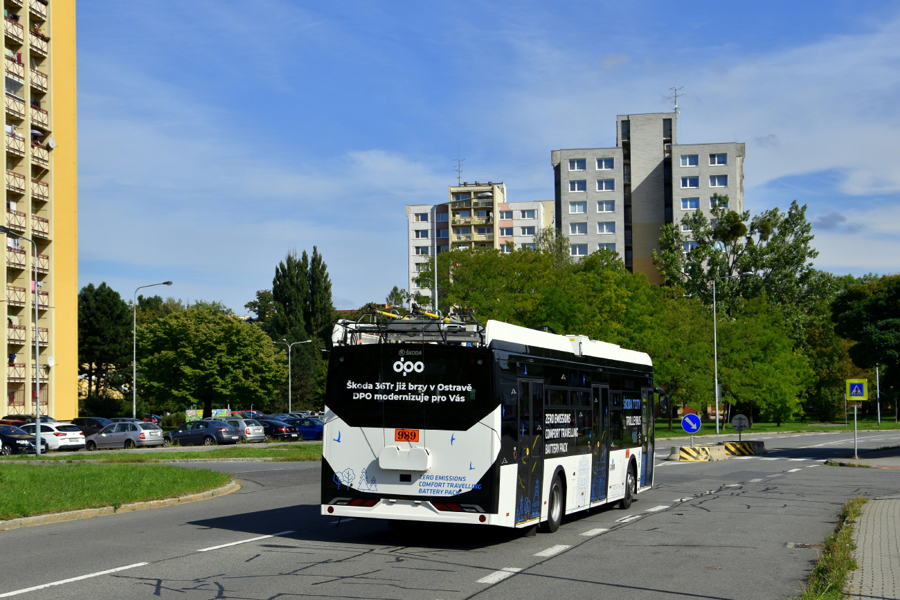 Острава, Škoda 36Tr TEMSA № 989; Острава — День остравских транспортников 2022