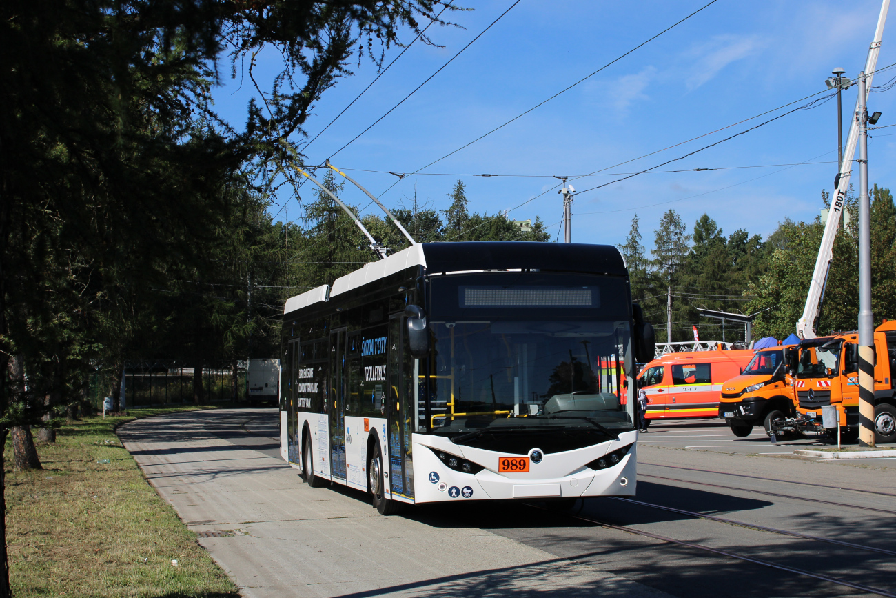 Ostrava, Škoda 36Tr TEMSA # 989; Ostrava — Ostrava public transport workers' day 2022 Ostrava, Škoda 36Tr TEMSA # 989; Ostrava — Ostrava public transport workers' day 2022