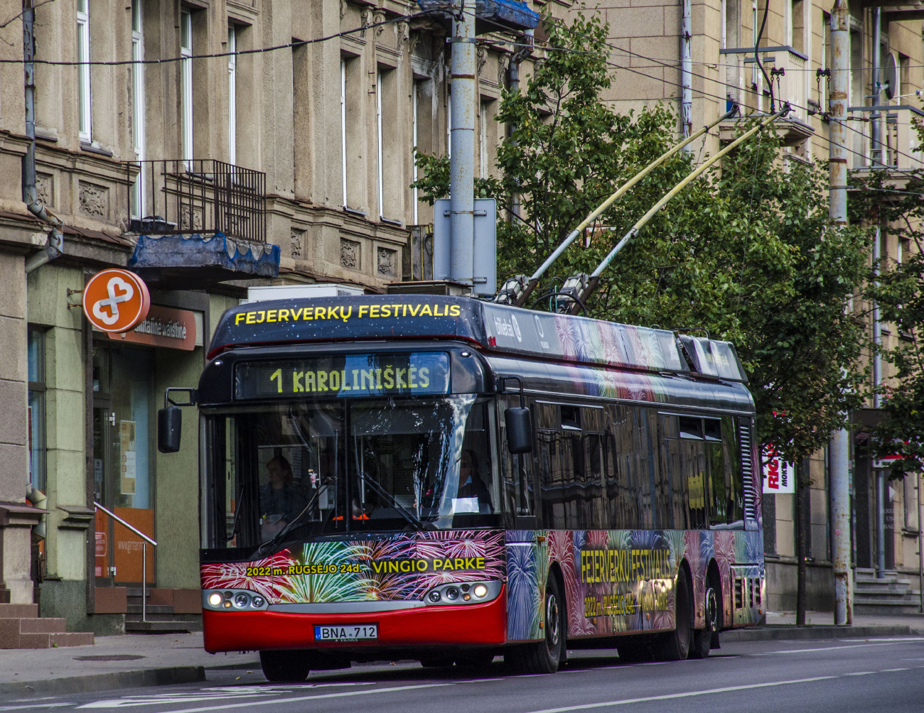 Vilnius, Solaris Trollino II 15 AC № 2712