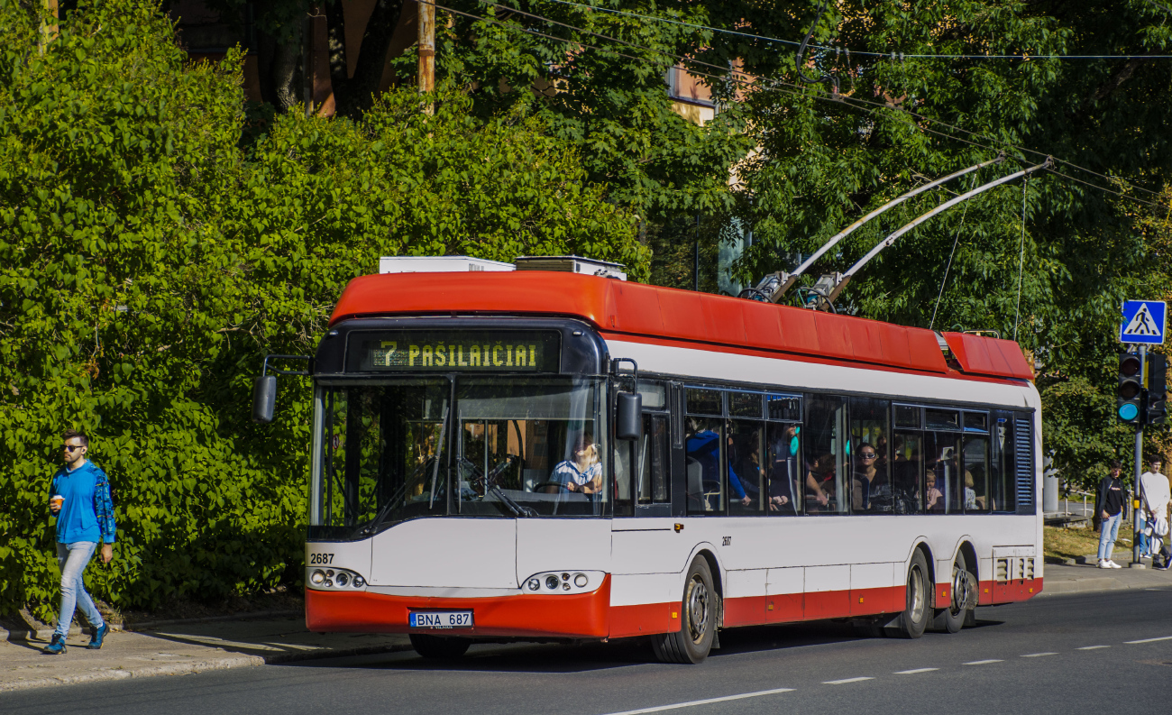 Vilnius, Solaris Trollino II 15 AC № 2687