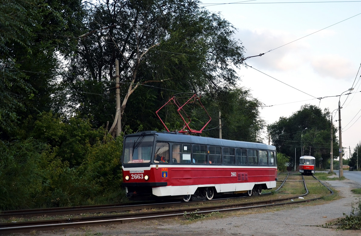Волгоград, Tatra T3SU мод. ВЗСМ № 2663