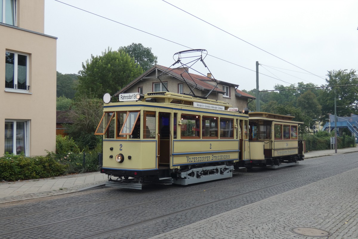 Вольтерсдорф, Двухосный моторный вагон O&K № 2 Вольтерсдорф, Двухосный моторный вагон O&K № 2