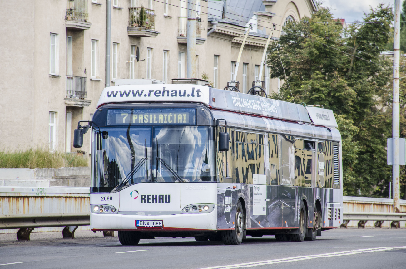 Вильнюс, Solaris Trollino II 15 AC № 2688