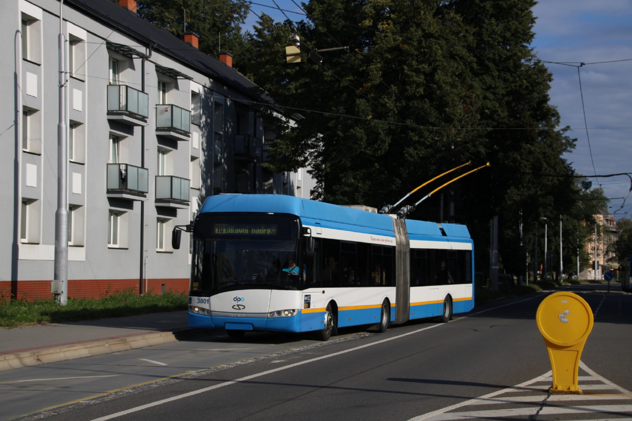 Ostrava, Solaris Trollino III 18 AC Nr. 3801