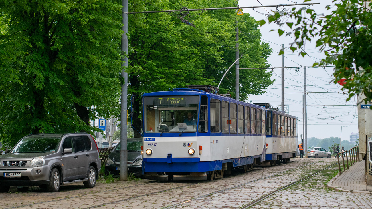 Рига, Tatra T3MR (T6B5-R) № 35217