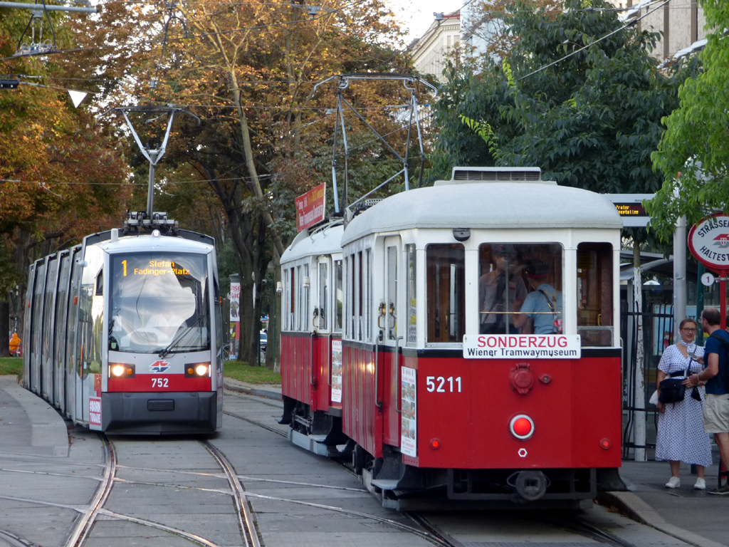 Vienna, Simmering Type  m2 № 5211; Vienna — Tramwaytag 2022