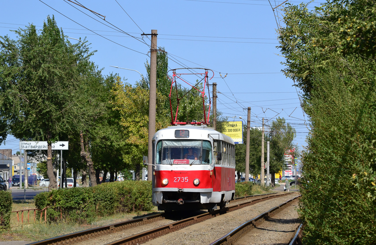 Volgograd, Tatra T3SU № 2735