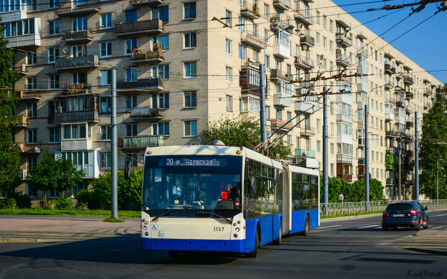 Санкт-Петербург, Тролза-6206.01 «Мегаполис» № 1137