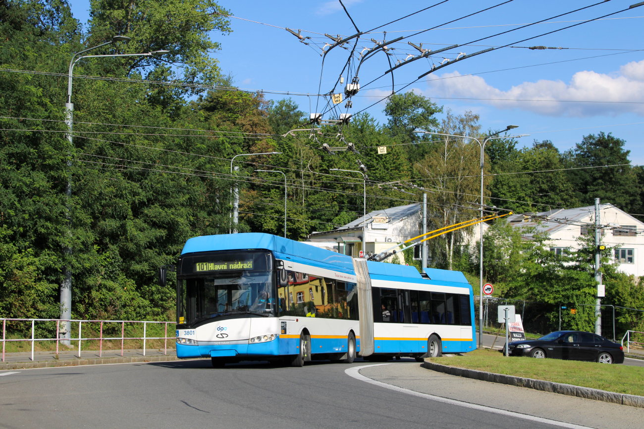 Ostrava, Solaris Trollino III 18 AC — 3801