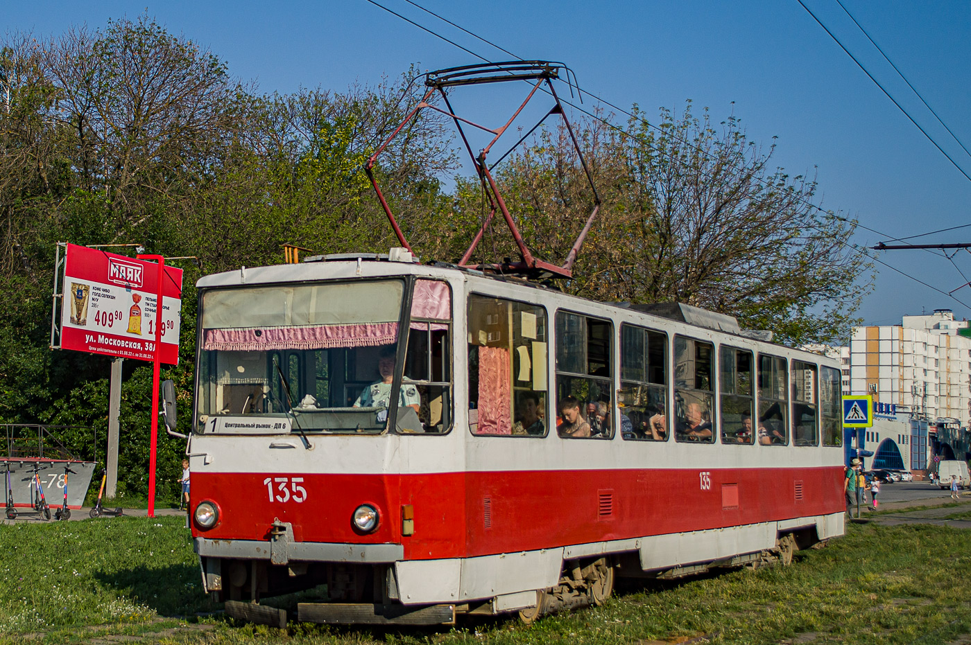 Липецк, Tatra T6B5SU № 135