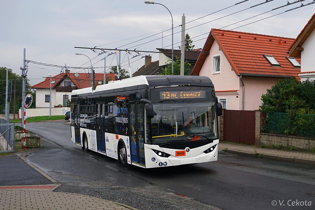 Plzeň, Škoda 36Tr TEMSA № 989 Plzeň, Škoda 36Tr TEMSA № 989
