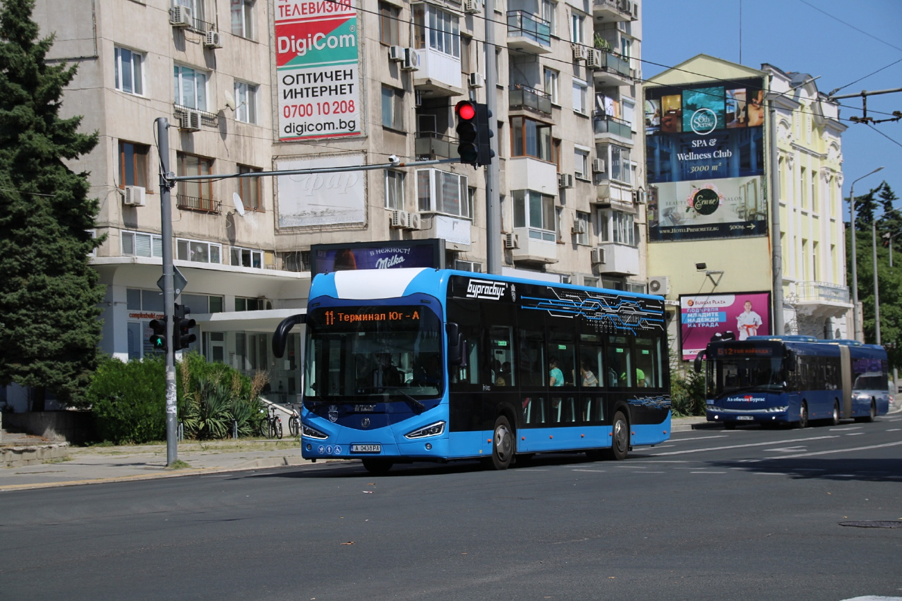 Бургас, Irizar ie bus 12 NG № A 0438 PA