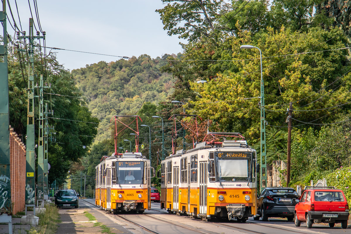 Будапешт, Tatra T5C5K2 № 4065; Будапешт, Tatra T5C5K2 № 4145