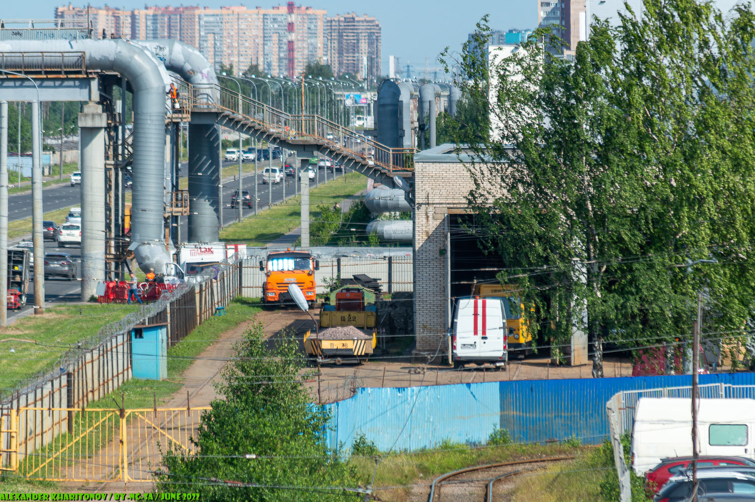 Saint-Petersburg — Service points and rail departments