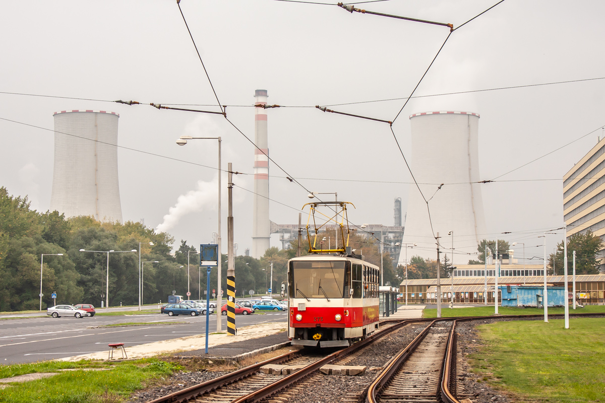Мост ― Литвинов, Tatra T5B6 № 273; Мост ― Литвинов — Путешествие для фотографов на Татре T5B6t № 273 (02.10.2010)