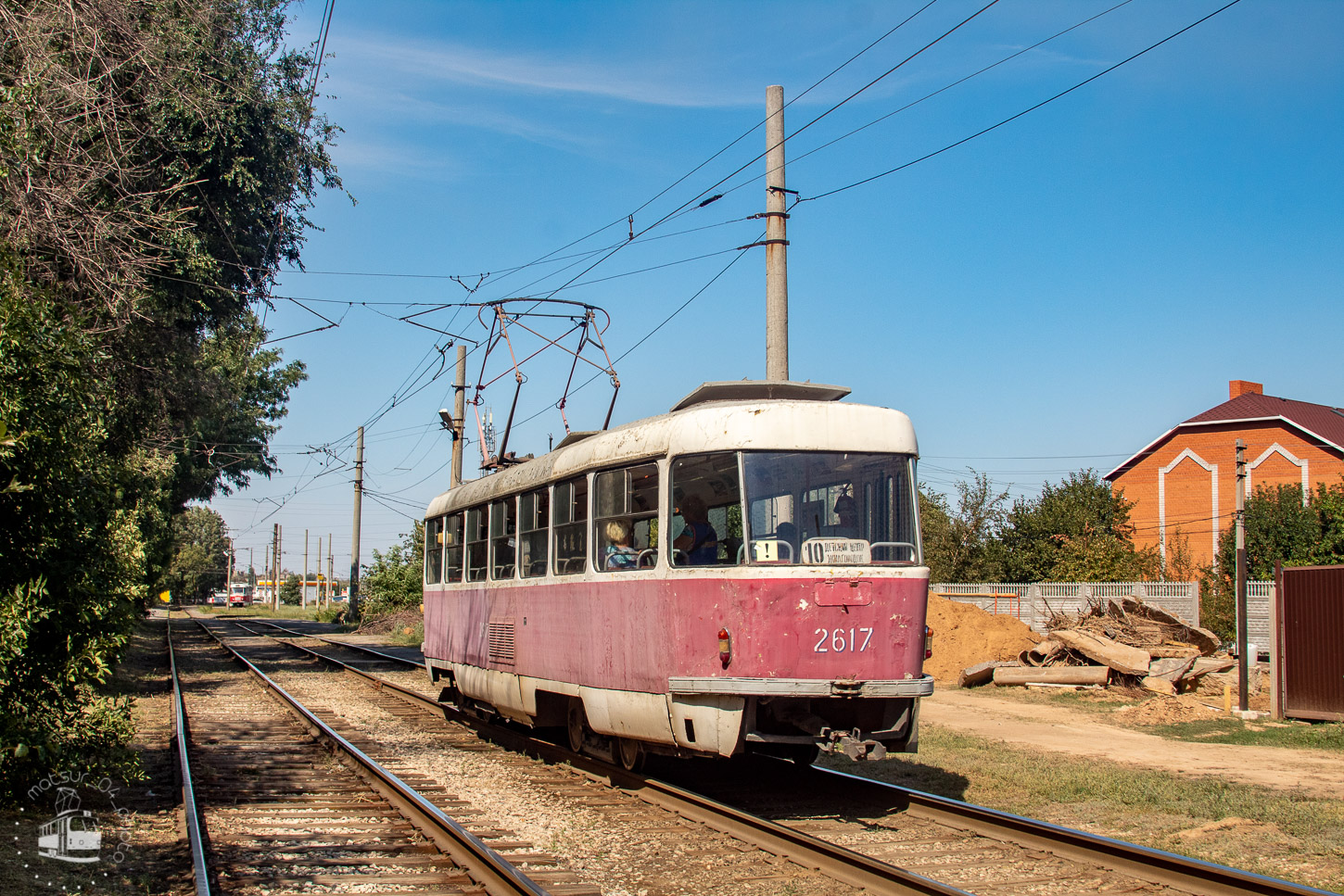 Волгоград, Tatra T3SU (двухдверная) № 2617