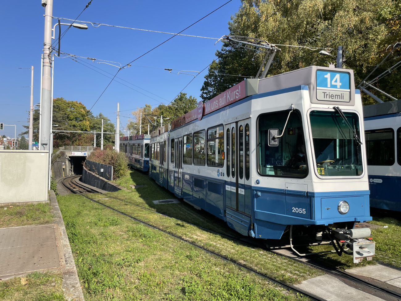Цюрих, SWP/SIG/BBC Be 4/6 "Tram 2000" № 2055