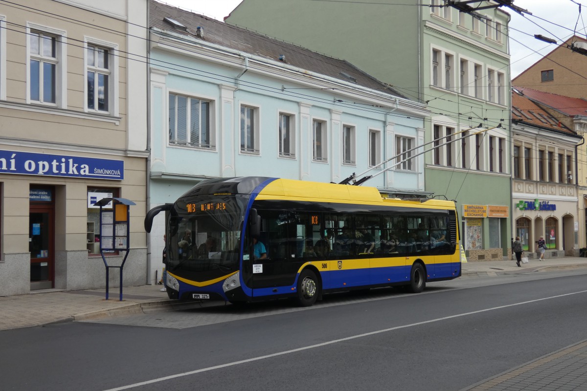 Теплице, Škoda 32Tr SOR № 506