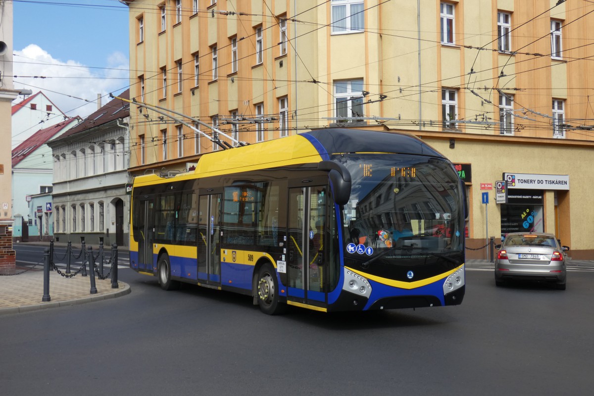 Теплице, Škoda 32Tr SOR № 509