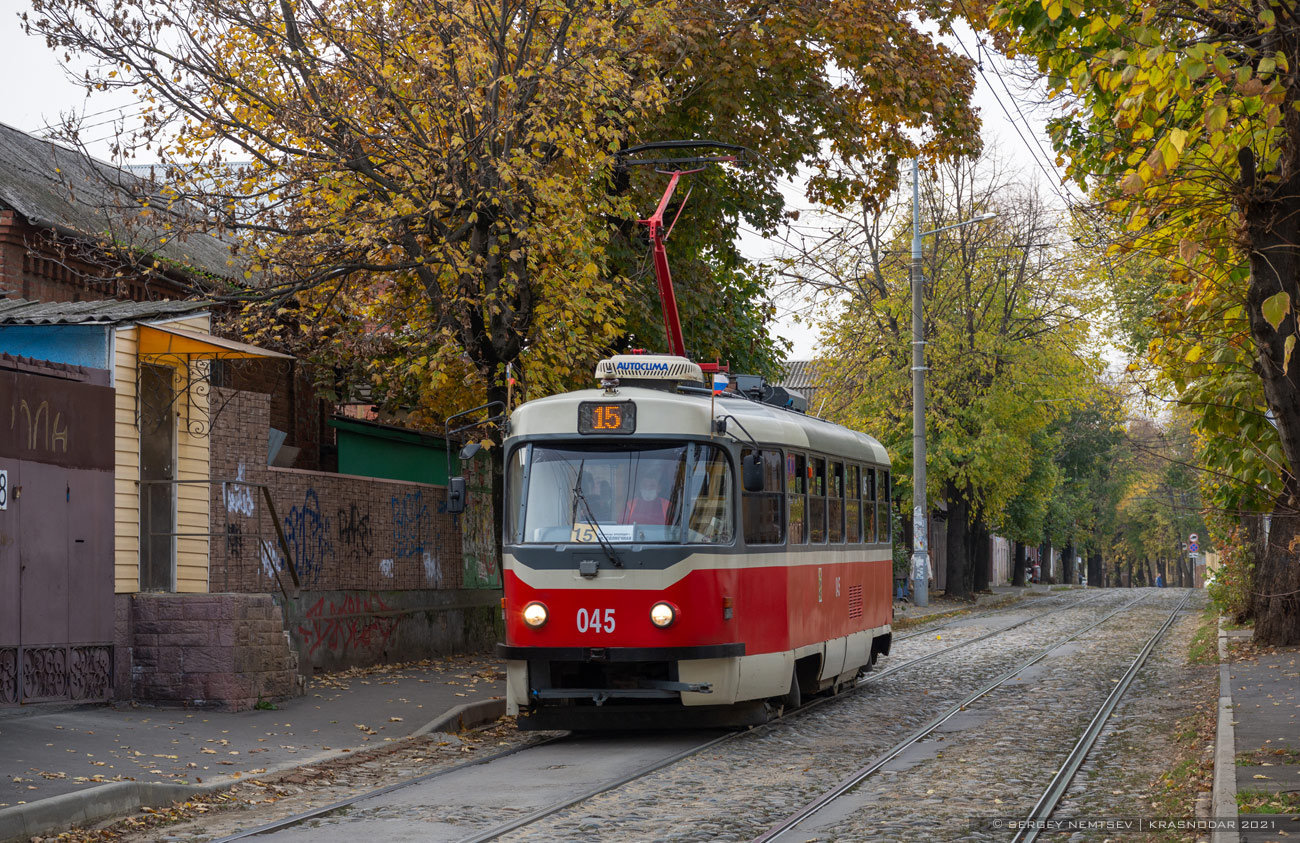 Краснодар, Tatra T3SU КВР ТМЗ № 045