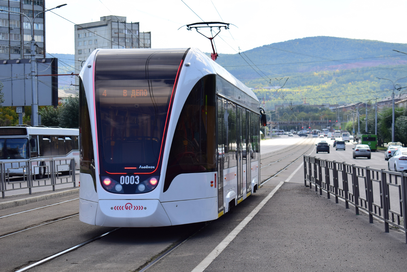 Красноярск, 71-911ЕМ «Львёнок» № 0003