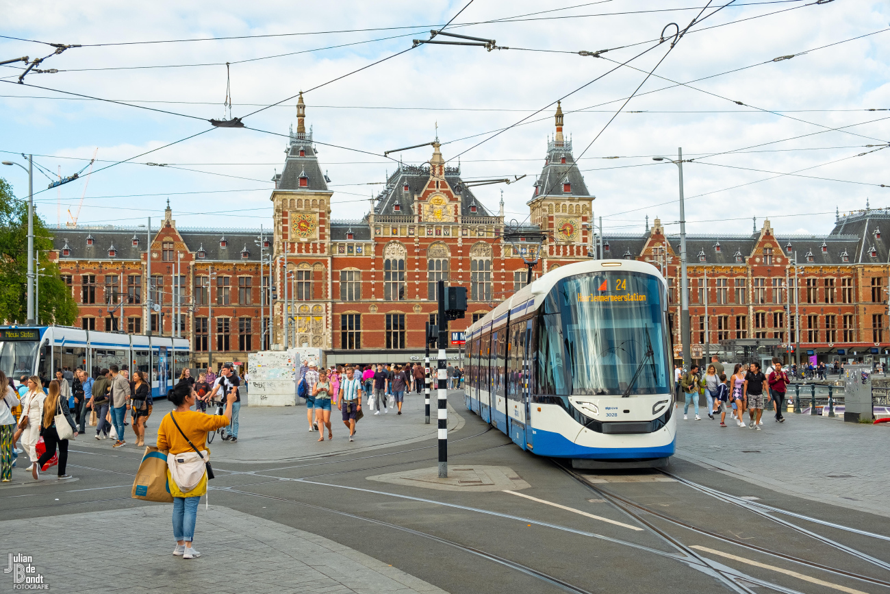 Амстердам, CAF Urbos 100 № 3028 Амстердам, CAF Urbos 100 № 3028